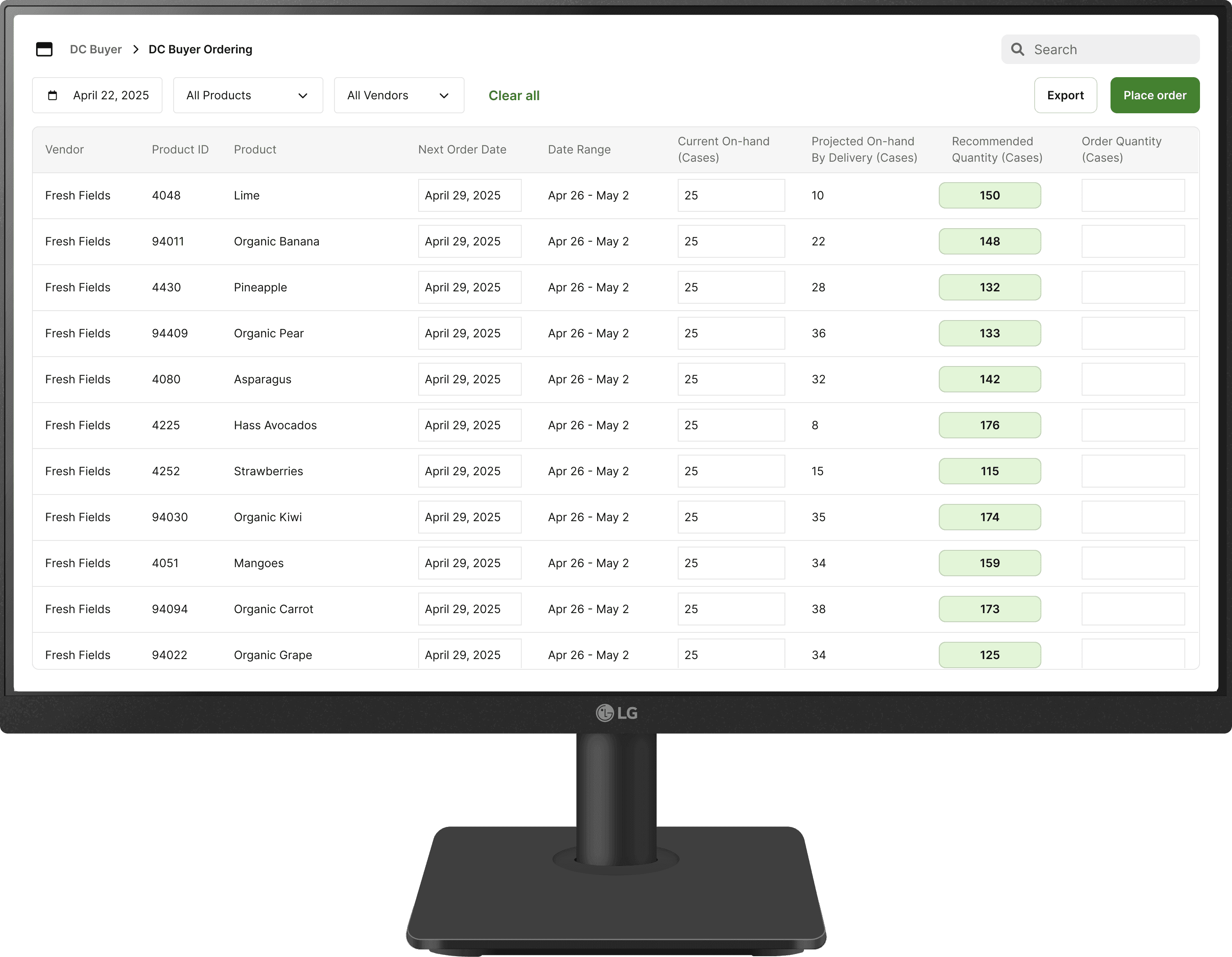 DC Buyer Ordering Hero
